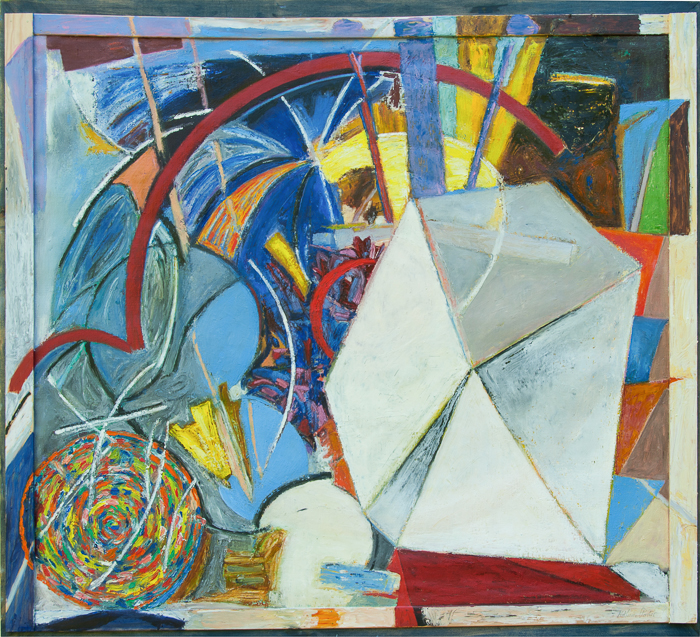 Katherine Porter, After Melencholia, 1992, Oil on canvas, 42 x 42 in.